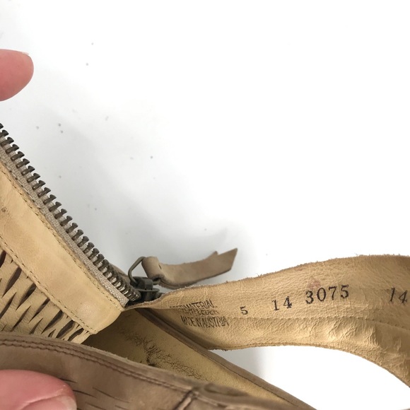 Paul Green Nude willow peep toe ankle booties - Picture 9 of 10